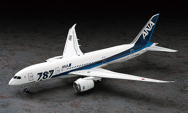 Сборная модель 1:200 самолет All Nippon Airways (ANA) Boeing 787-8 Hasegawa 10716