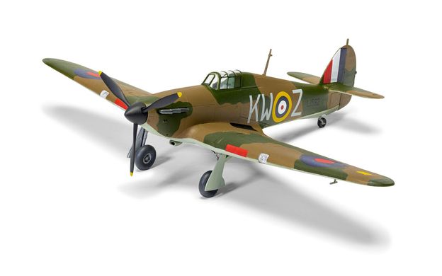 Сборная модель 1/72 самолет Hawker Hurricane Mk.I Стартовый набор Airfix A55111A