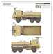 Prefab model car 1/35 M1083 FMTV Cargo Truck w/ Armor Cab Trumpeter 01008