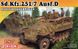 Assembled model 1/72 armored personnel carrier Sd.Kfz.251/7 Ausf.D Pionierpanzerwagen Dragon 7605