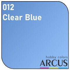 Емалевий лак clear blue Прозорий синій Arcus 012
