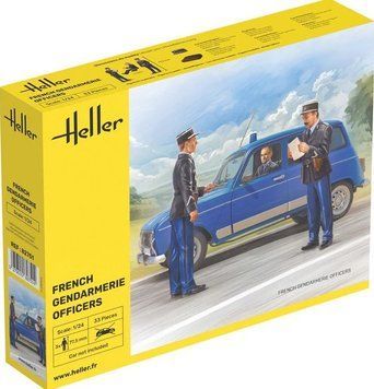 Фигуры 1:24 французские полицейские Heller 82751
