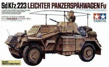 Assembly model 1:35 armored personnel carrier Sd.Kfz.223 Tamiya 35268