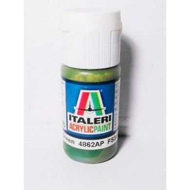 Акриловая краска зеленый Flat Green 20ml Italeri 4862