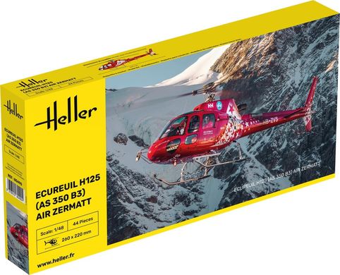 Збірна модель 1/48 французький багатоцільовий вертоліт Eurocopter AS350 B3 Ecureuil Heller 80490