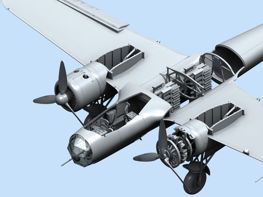 Збірна модель 1/72 літак Do 17Z-2, Німецький бомбардувальник 2 Світової війни ICM 72304