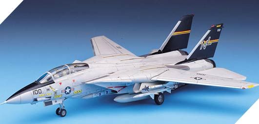 Сборная модель 1/72 истребитель F-14A Academy 12471
