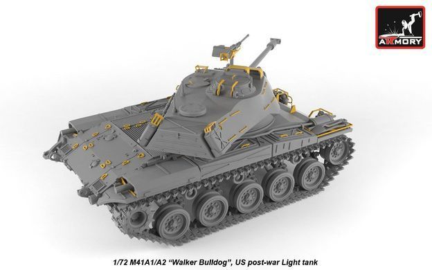 Збірна модель 1:72 американський танк M41A1/A2 Walker Bulldog Armory AR72412