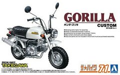 Збірна модель 1/12 мотоцикл Honda Gorilla 1978 Custom Takegawa Version 1 Aoshima 06297