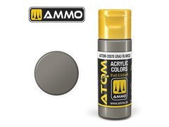 Акриловая краска ATOM Grau RLM02 Ammo Mig 20078
