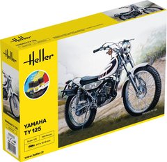Сборная модель мотоцикла Yamaha TY 125 – Starter Kit Heller 56902 | 1:8