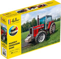 Prefab model 1/24 Massey-Ferguson 2680 tractor Starter kit Heller 57402