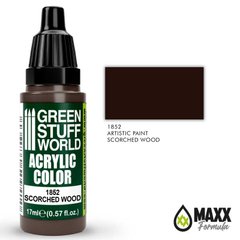 Opaque SCORCHED WOOD acrylic paint with a matte finish 17 ml GSW 1852