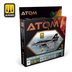 Набор акриловых красок Modern USAF-NAVY Colors Set ATOM Ammo Mig 20700