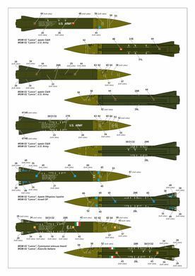 Збірна модель 1:72 ракета MGM-52 Lance буксирувана на пусковій установці Armory AR72432