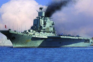 1:700 Scale Model Kit: Soviet Aircraft Carrier Baku by Hobby Boss 83416