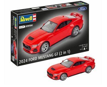 1:25 Scale Model Kit: 2024 Ford Mustang GT (2-in-1) (Click System) Revell 07743