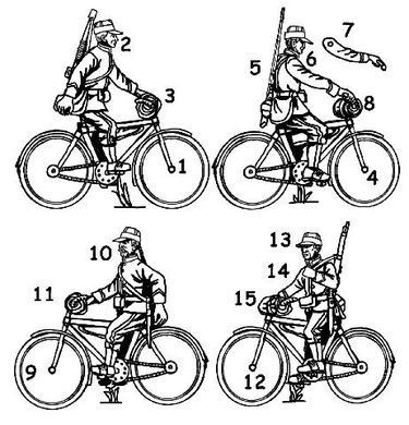 Фигуры 1:72 Belgian Carabinier Bicyclists (1914-1918) Hat 8275