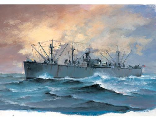 Збірна модель 1/700 торгове судно SS Jeremiah O’Brien Liberty Ship Trumpeter 05755