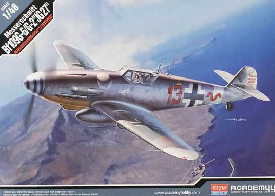 Збірна модель 1:48 літак Messerschmitt Bf109G-6/G-2 JG Academy