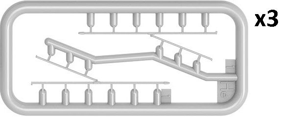 Збірна модель 1/35 для діорами вуличні меблі з електронікою та парасолькою MiniArt 35647