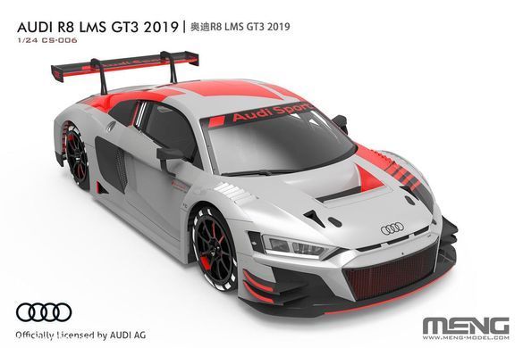 Збірна модель 1:24 автомобіль Audi R8 LMS GT3 2019 Meng Model UHCS-006