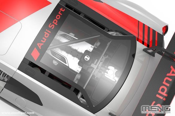 Збірна модель 1:24 автомобіль Audi R8 LMS GT3 2019 Meng Model UHCS-006