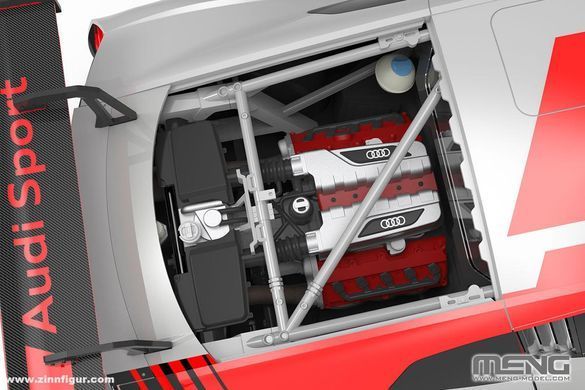 Збірна модель 1:24 автомобіль Audi R8 LMS GT3 2019 Meng Model UHCS-006