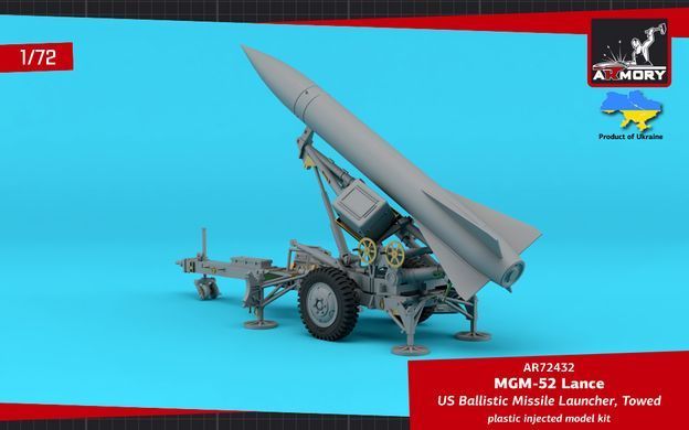 Збірна модель 1:72 ракета MGM-52 Lance буксирувана на пусковій установці Armory AR72432