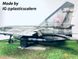 Assembled model 1/48 aircraft MiG-25 RBF, Soviet reconnaissance aircraft ICM 48904