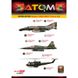 Набір акрилових фарб ATOM Modern USAF-NAVY Colors Set Ammo Mig 20700
