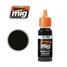Acrylic paint Dark gray dark base (Dunkelgrau dark base) Ammo Mig 0907