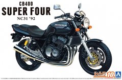 Сборная модель 1/12 мотоцикл Honda NC31 CB400 SUPER FOUR '92 Aoshima 06384