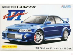 Сборная модель 1/24 автомобиль Mitsubishi Lancer Evolution VI GSR w/Masks Fujimi 03923