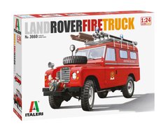 Збірна модель 1/24 автомобіль Land Rover Fire Truck Italeri 3660
