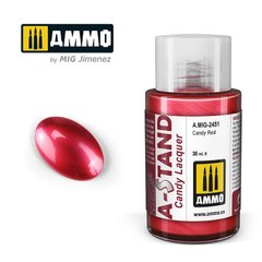 Металлическое покрытие A-STAND Candy Red Ammo Mig 2451