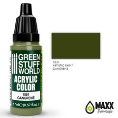 Acrylic paint opaque GANGRENE with a matte finish 17 ml GSW 1851