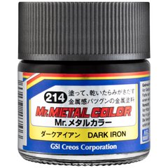 Nitro paint Mr. Metal Color Dark Iron metallic Mr. Hobby MC214