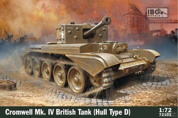 Збірна модель 1:72 танк Cromwell Mk.IV British Tank (Hull Type D) IBG Models 72103