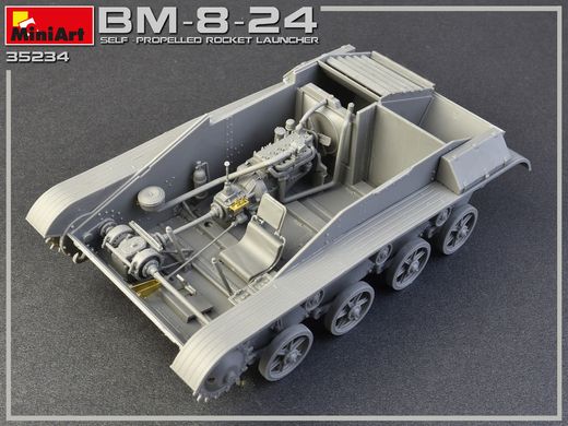 Збірнам модель 1/35 Самохідна ракетна установка БМ-8-24 MiniArt 35234