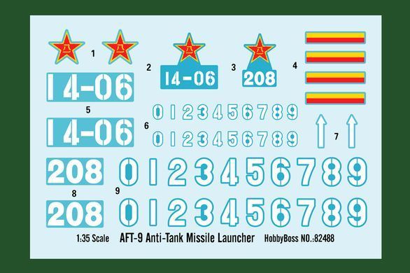 Збірна модель 1:35 протитанкова ракетна установка AFT-9 Hobby Boss 82488