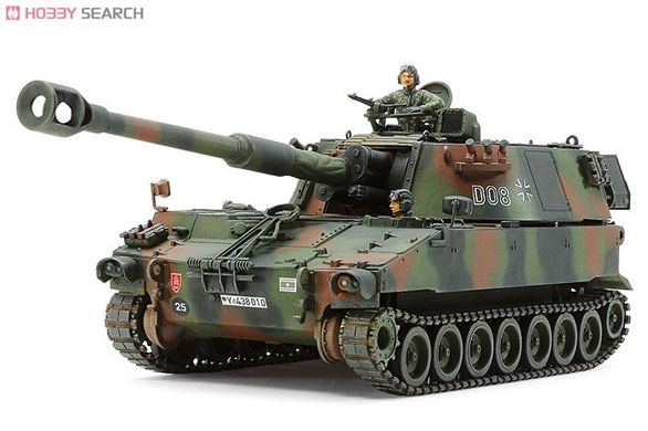Збірна модель танка German Bundeswehr Self-Propelled Howitzer M109A3G Tamiya 37022 1:35