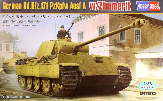 Assembly model 1/35 tank Panzerkampfwagen V Ausf.A (early version) Hobby Boss 84506
