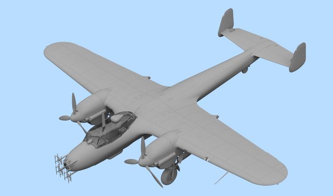 Збірна модель 1/72 літак Do 215B-5, Німецький нічний винищувач 2 Світової Війни ICM 72306