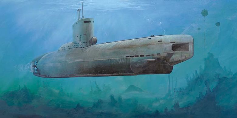 Збірна модель 1/144 німецький підводний човен типу 23 German Type XXIII U-Boat Trumpeter 05908