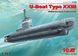 Збірна модель 1/144 Підводний човен типу ХХІІІ, німецький підводний човен 2 Світової війни ICM S.004