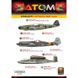 Набор акриловых красок ATOM Luftwaffe WWII Colors Set Ammo Mig 20701