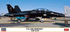 Збірна модель 1/72 винищувач F/A-18B Hornet Top Gun Hasegawa 02436