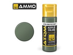 Акриловая краска ATOM Field Grey Ammo Mig 20080