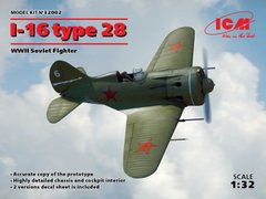 ICM 32002 1/32 I-16 Type 28 WWII Soviet Fighter